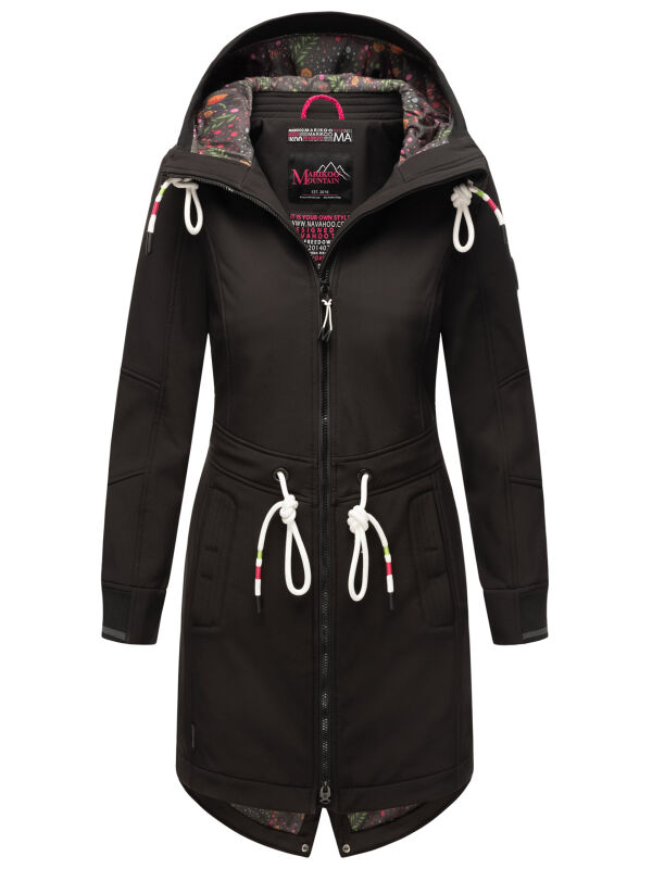 Marikoo Mount Furnica Damen Softshell Jacke Schwarz