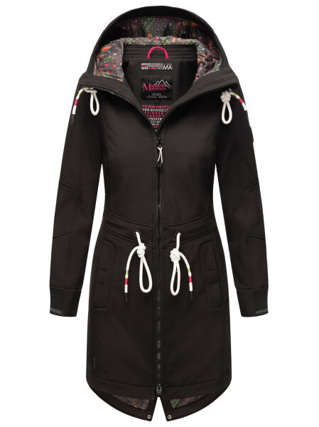Marikoo Mount Furnica Damen Softshell Jacke Schwarz Größe L - Gr. 40