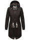Marikoo Mount Furnica Damen Softshell Jacke Schwarz Größe XL - Gr. 42