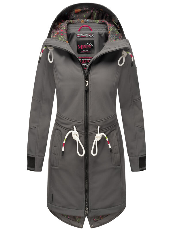 Marikoo Mount Furnica Damen Softshell Jacke Anthrazit Gr&ouml;&szlig;e S - Gr. 36