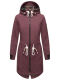 Marikoo Mount Furnica Damen Softshell Jacke Wine Größe XS - Gr. 34