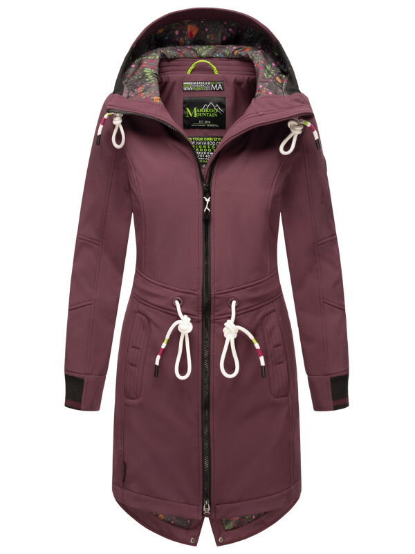 Marikoo Mount Furnica Damen Softshell Jacke Wine Gr&ouml;&szlig;e M - Gr. 38