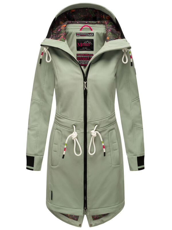 Marikoo Mount Furnica Damen Softshell Jacke Smokey Mint