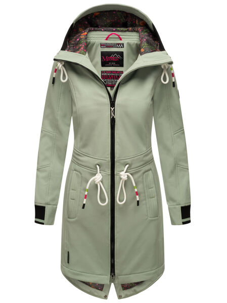 Marikoo Mount Furnica ladies softshell jacket Smokey Mint Größe XL - Gr. 42