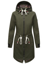 Marikoo Mount Furnica Damen Softshell Jacke Dark Olive Größe S - Gr. 36