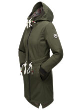 Marikoo Mount Furnica Damen Softshell Jacke Dark Olive Größe S - Gr. 36