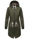 Marikoo Mount Furnica Damen Softshell Jacke Dark Olive Größe S - Gr. 36