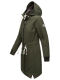 Marikoo Mount Furnica Damen Softshell Jacke Dark Olive Größe S - Gr. 36
