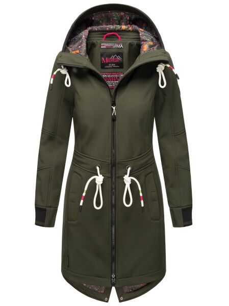 Marikoo Mount Furnica ladies softshell jacket Dark Olive Größe M - Gr. 38
