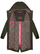 Marikoo Mount Furnica ladies softshell jacket Dark Olive Größe M - Gr. 38