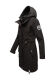 Marikoo Mount Presanella Damen Übergangsjacke Schwarz Größe XL - Gr. 42