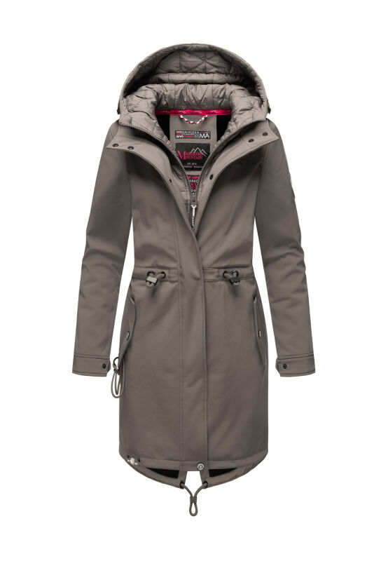 Marikoo Mount Presanella Damen Übergangsjacke Dark Grey Größe XXL - Gr. 44