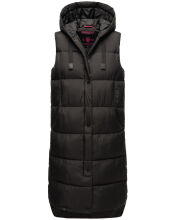 Marikoo Sayorii Damen Winter Weste Schwarz Gr&ouml;&szlig;e XXXL - Gr. 46