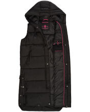 Marikoo Sayorii Damen Winter Weste Schwarz Gr&ouml;&szlig;e XXXL - Gr. 46