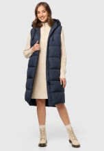 Marikoo Sayorii Damen Winter Weste Navy Gr&ouml;&szlig;e L - Gr. 40