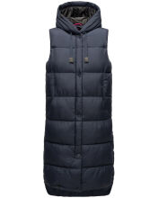 Marikoo Sayorii Damen Winter Weste Navy Gr&ouml;&szlig;e L - Gr. 40
