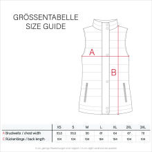 Marikoo Sayorii Damen Winter Weste Navy Gr&ouml;&szlig;e XXL - Gr. 44