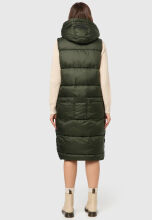 Marikoo Sayorii Damen Winter Weste Dark Olive Größe L - Gr. 40