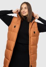 Marikoo Sayorii Damen Winter Weste Rusty Cinnamon Größe S - Gr. 36