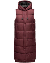 Marikoo Sayorii Damen Winter Weste Wine Größe S - Gr. 36