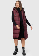Marikoo Sayorii Damen Winter Weste Wine Gr&ouml;&szlig;e M - Gr. 38