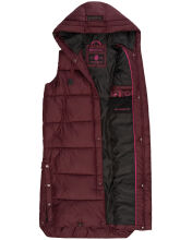 Marikoo Sayorii Damen Winter Weste Wine Gr&ouml;&szlig;e XL - Gr. 42