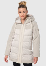 Navahoo Samtkaetzchen Damen Jacke Hellgrau Gr&ouml;&szlig;e M - Gr. 38