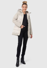 Navahoo Samtkaetzchen Damen Jacke Hellgrau Gr&ouml;&szlig;e M - Gr. 38
