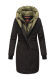 Navahoo Snowelf ladies winter jacket Schwarz Größe M - Gr. 38