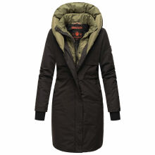 Navahoo Snowelf Damen Winterjacke Schwarz Größe XL - Gr. 42