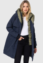 Navahoo Snowelf Damen Winterjacke Navy Größe XXL - Gr. 44