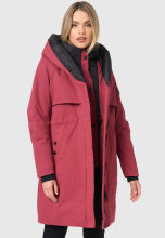 Navahoo Snowelf Damen Winterjacke Bordeaux Größe XXL - Gr. 44