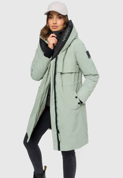Navahoo Snowelf ladies winter jacket Smokey Mint Größe M - Gr. 38