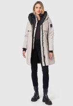 Navahoo Snowelf Damen Winterjacke Hellgrau Gr&ouml;&szlig;e XXL - Gr. 44