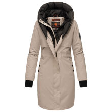 Navahoo Snowelf Damen Winterjacke Hellgrau Gr&ouml;&szlig;e XXL - Gr. 44