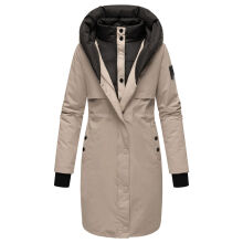 Navahoo Snowelf Damen Winterjacke Hellgrau Gr&ouml;&szlig;e XXL - Gr. 44