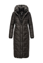 Navahoo Waffelchen Damen Winterjacke Schwarz Größe M - Gr. 38