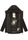 Navahoo Wattewölkchen Damen Steppjacke Schwarz Größe L - Gr. 40