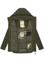 Navahoo Wattewölkchen Damen Steppjacke Dark Olive Größe M - Gr. 38