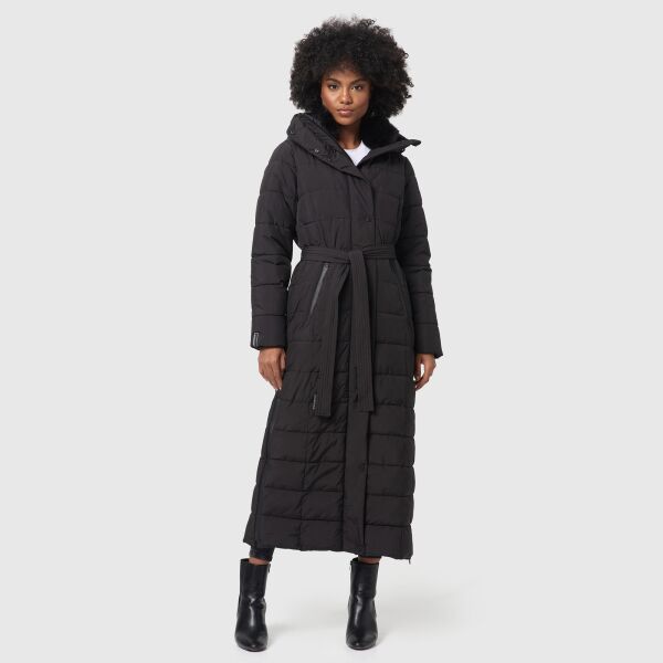 Navahoo Das Teil XIV Damen Winter Steppmantel Schwarz-Größe L - Gr. 40