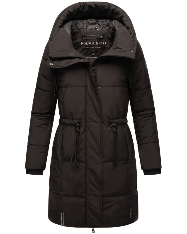 Navahoo Zuckertatze Damen Winterjacke Schwarz