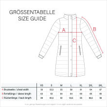 Navahoo Zuckertatze XIV Damen Winterjacke Schwarz Größe XXL - Gr. 44