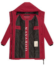 Navahoo Zuckertatze XIV Damen Winterjacke Dark Red Gr&ouml;&szlig;e L - Gr. 40