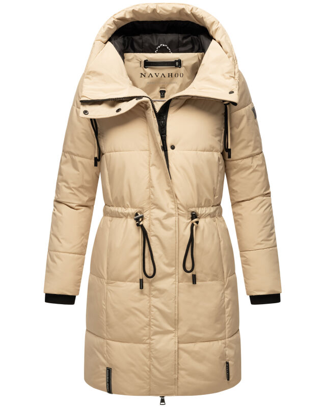 Navahoo Zuckertatze XIV Damen Winterjacke Beige Gr&ouml;&szlig;e XXL - Gr. 44