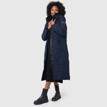 Navahoo Hingucker XIV Damen Winterjacke Navy Größe XS - Gr. 34