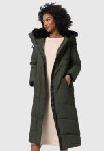 Navahoo Hingucker XIV Damen Winterjacke Dark Olive Größe XS - Gr. 34