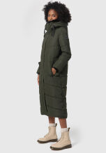 Navahoo Hingucker XIV Damen Winterjacke Dark Olive Größe S - Gr. 36