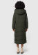 Navahoo Hingucker XIV Damen Winterjacke Dark Olive Größe S - Gr. 36