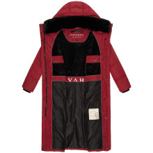 Navahoo Hingucker XIV Damen Winterjacke Dark Red Gr&ouml;&szlig;e L - Gr. 40