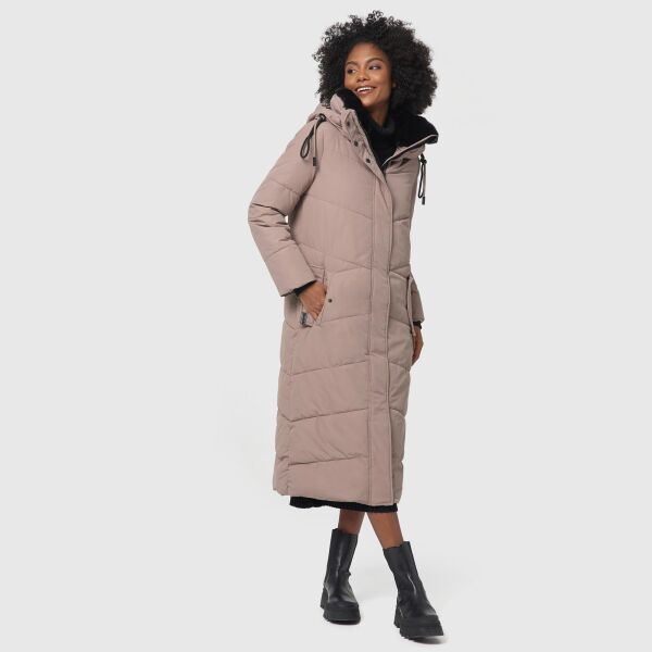Navahoo Hingucker XIV ladies winter jacket Taupe Grey Größe XS - Gr. 34